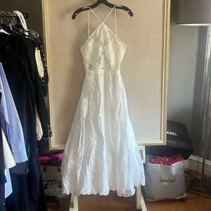 NWT Farm Rio White Linen Dress